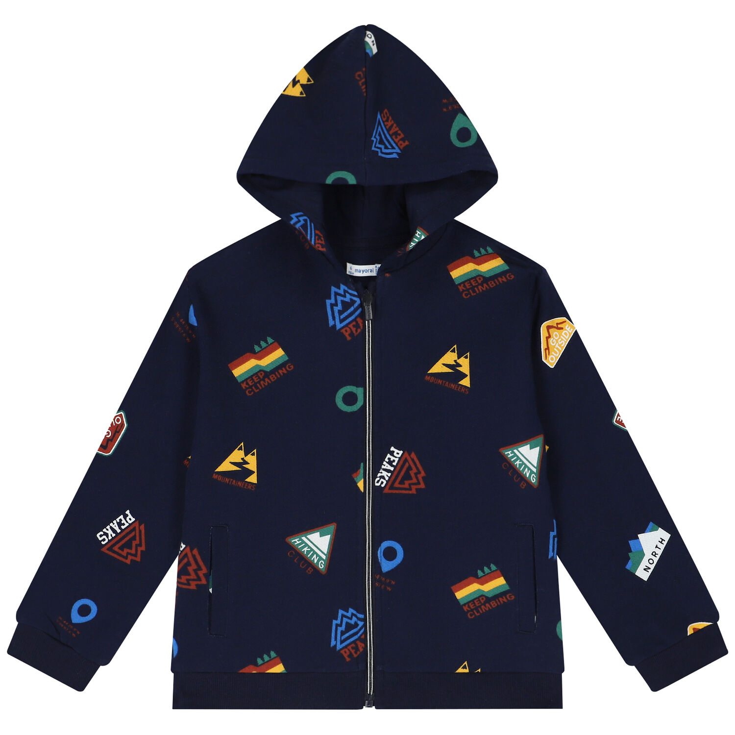 ( بدلة أولاد رياضية باللون الكحلي والأبيض ( 3 قطع, 1, hi-res image number null